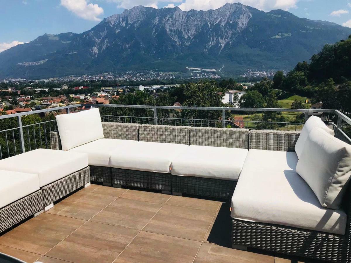 Alpen Panorama View Luxury House With Green Garden Buchs  Exterior foto